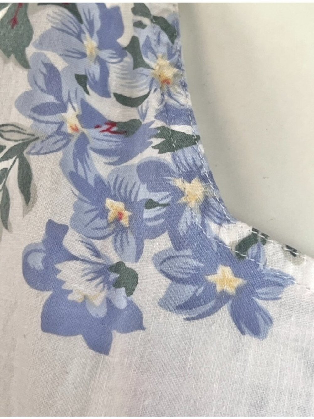 Uni Mondo Womens Dress Size 16/18 Floral Cross Back Straps Pockets Drop Waist - Picture 13 of 14